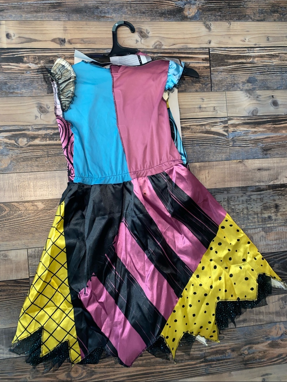 Disney Sally Patchwork Costume dress size M 7-8 - Picture 4 of 5